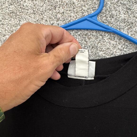 Ava & Viv Shirt Womens 2X Black Sleeveless Muscle Tank Top Stretch Rayon Spandex - Picture 5 of 9